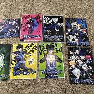 Anime Poster Set with Soccer Theme